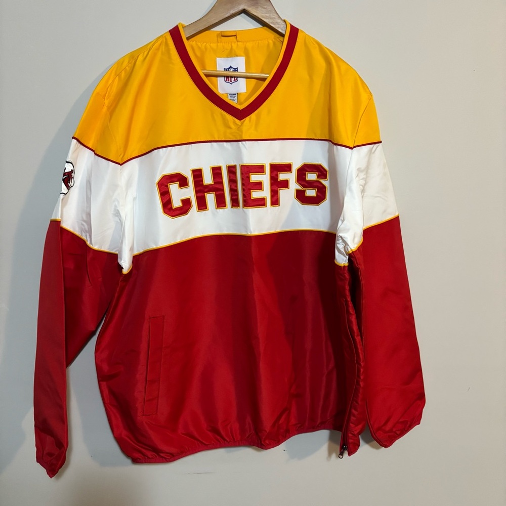 ❤️🏈💛Kansas City Chiefs Team Apparel Pullover | Mens Sz XXL | NWT